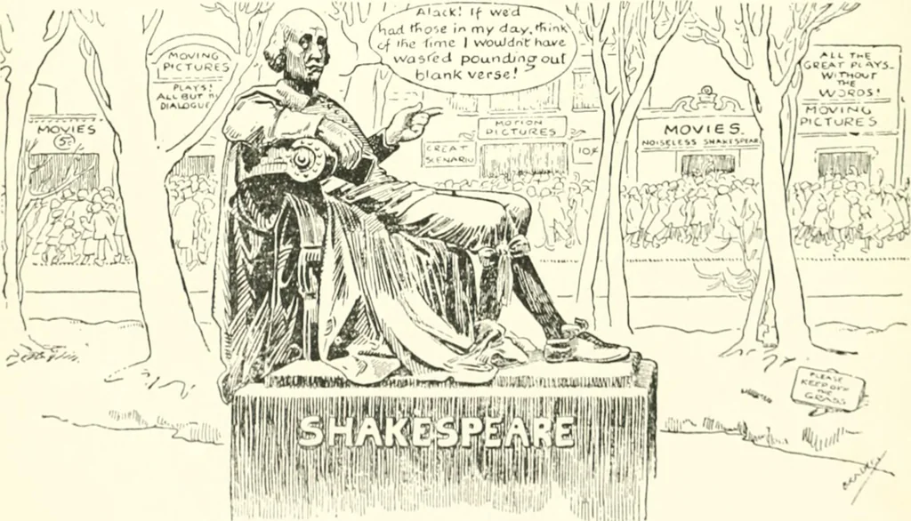 An illustration from Cartoons by Bradley, cartoonist of the Chicago Daily News;, 1917, leaf 87