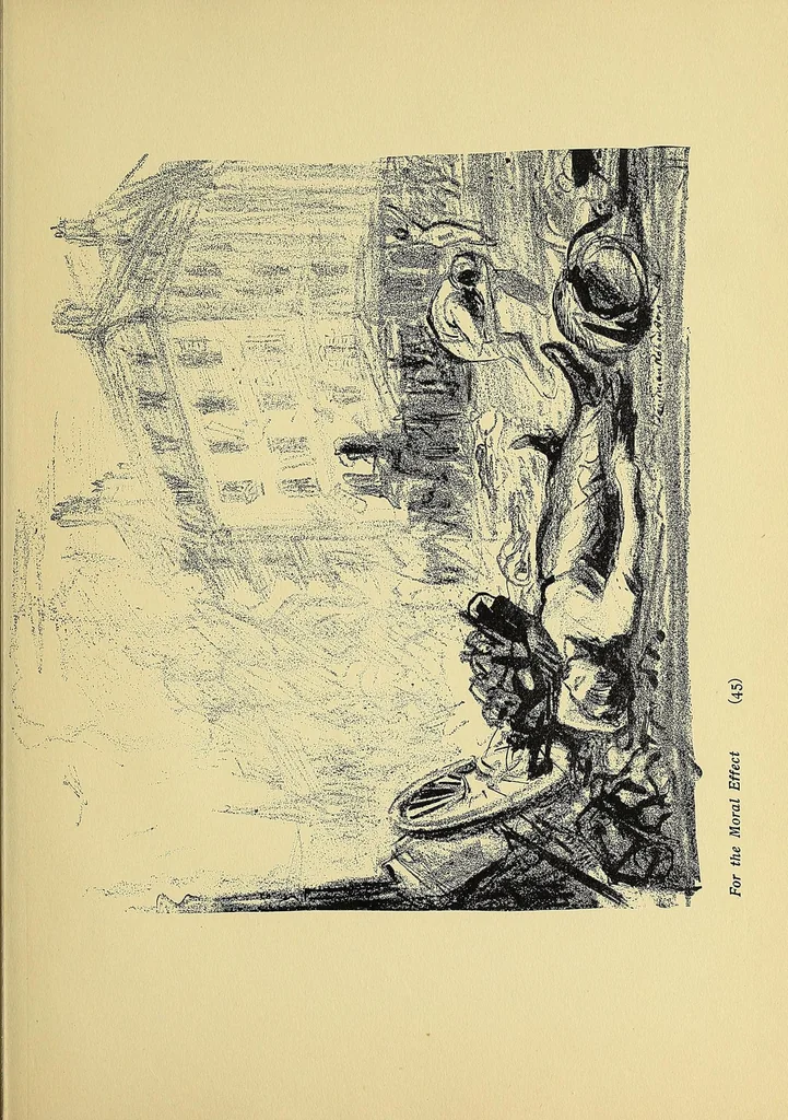 An illustration from Cartoons on the war, 1915, leaf 53
