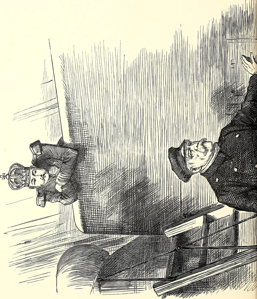 An illustration from Cartoons : Selected from the pages of "Punch", 1901, leaf 103