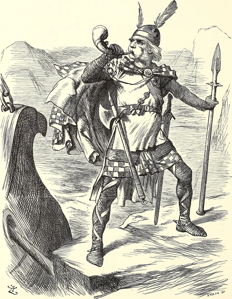 An illustration from Cartoons : Selected from the pages of "Punch", 1901, leaf 105