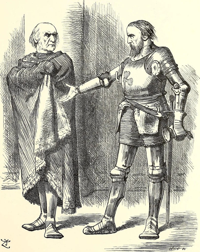An illustration from Cartoons : Selected from the pages of "Punch", 1901, leaf 106
