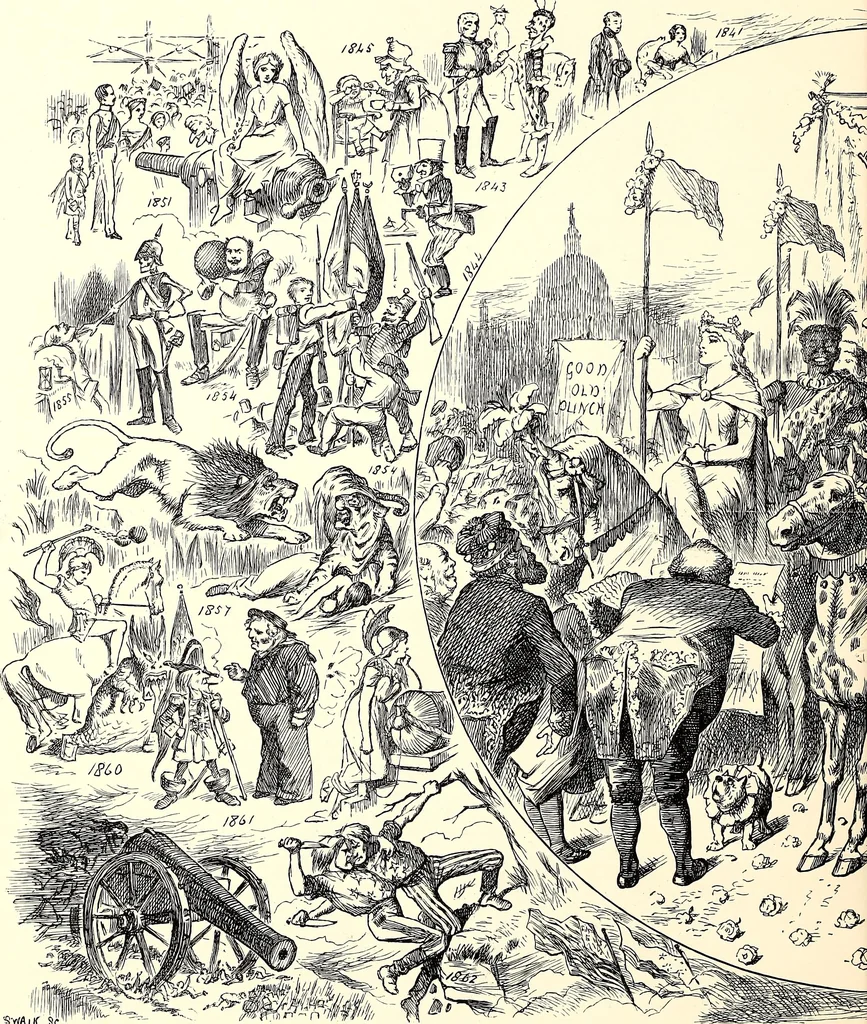 An illustration from Cartoons : Selected from the pages of "Punch", 1901, leaf 111