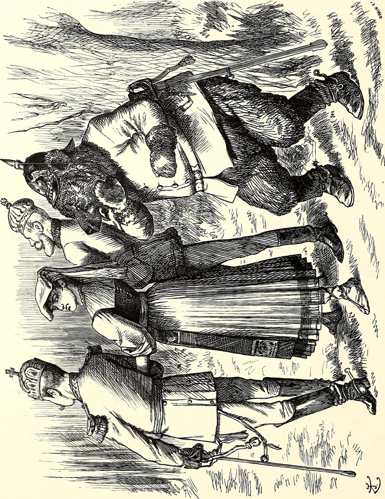 An illustration from Cartoons : Selected from the pages of "Punch", 1901, leaf 115
