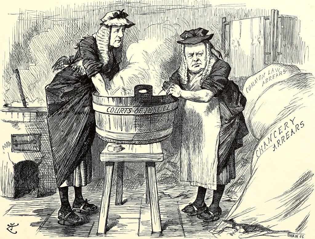 An illustration from Cartoons : Selected from the pages of "Punch", 1901, leaf 117