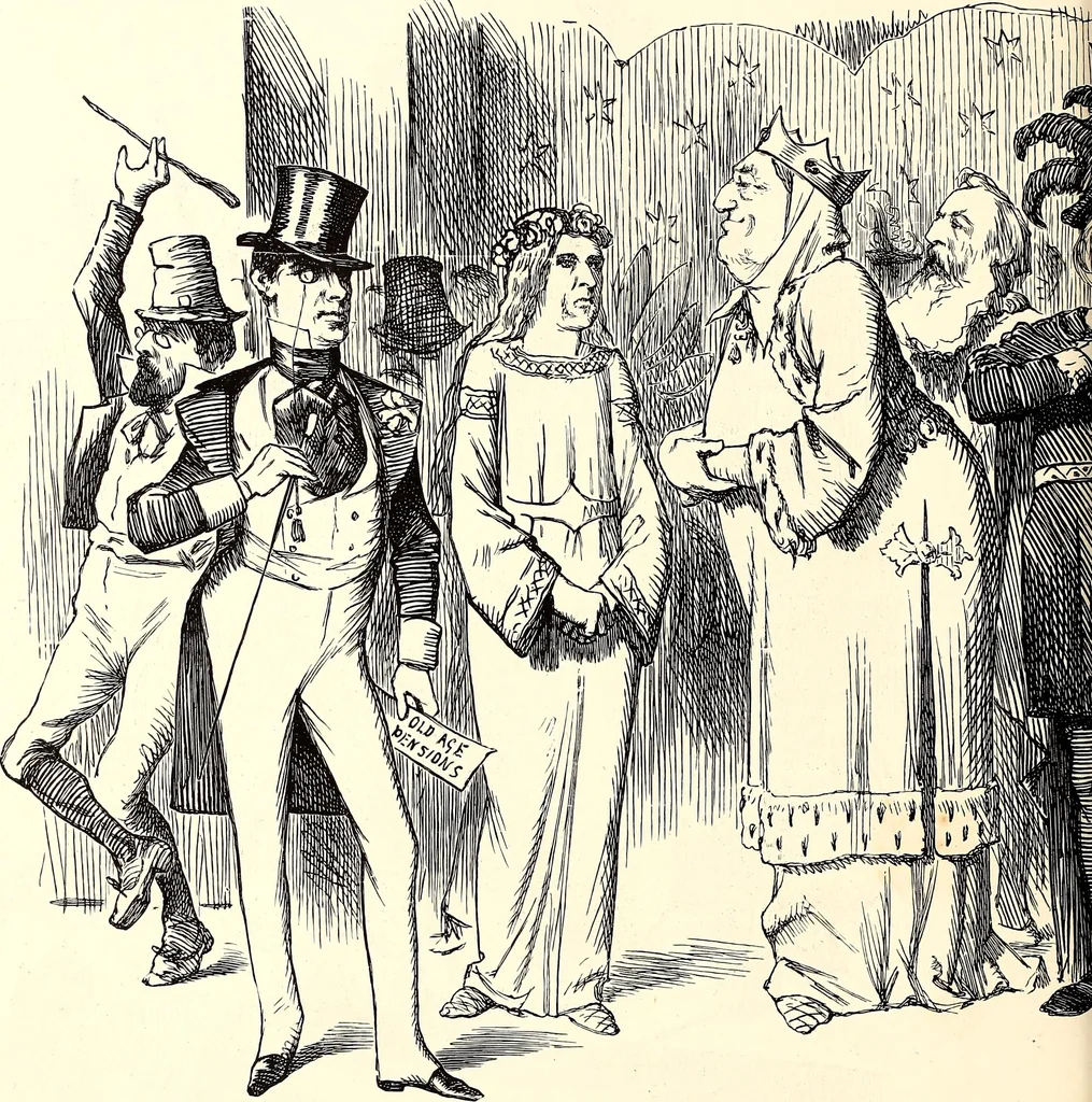 An illustration from Cartoons : Selected from the pages of "Punch", 1901, leaf 119