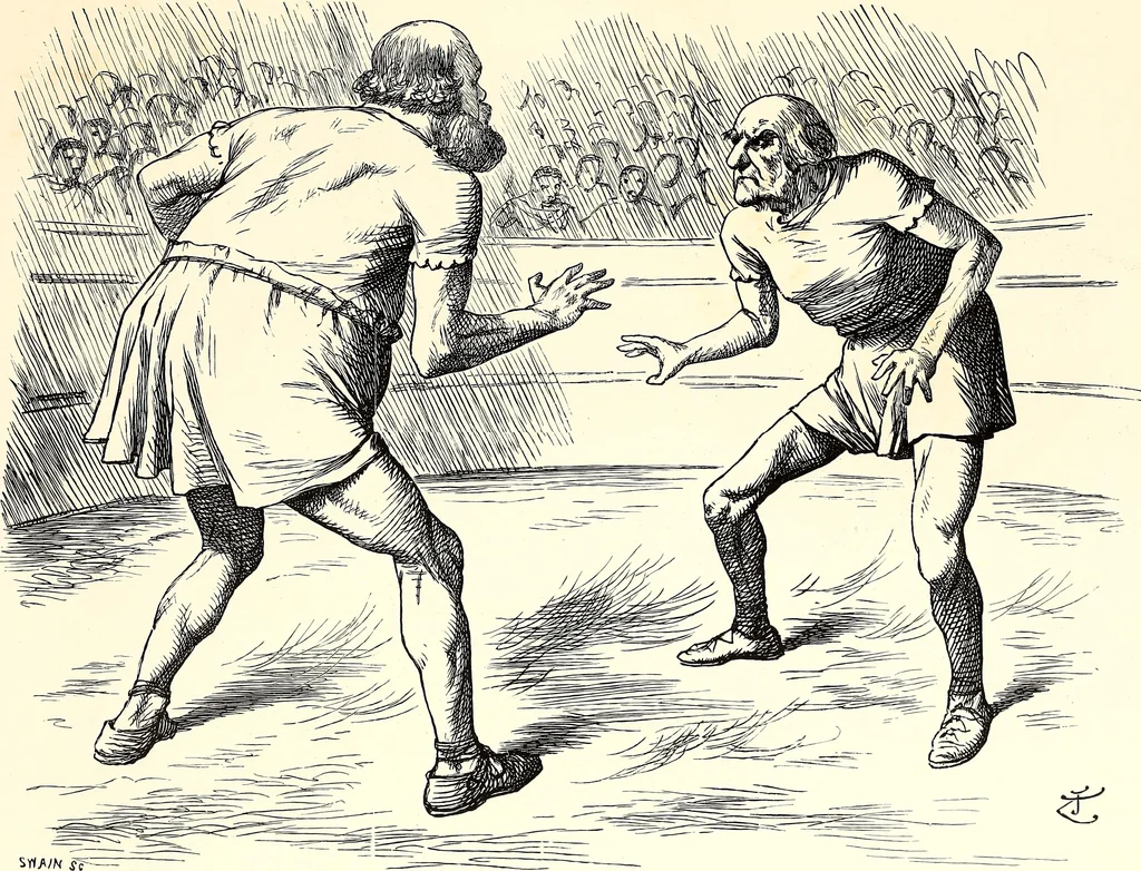 An illustration from Cartoons : Selected from the pages of "Punch", 1901, leaf 124