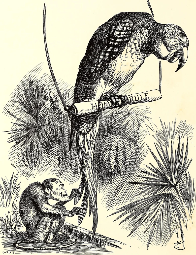 An illustration from Cartoons : Selected from the pages of "Punch", 1901, leaf 125