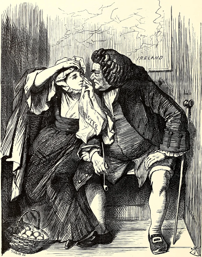 An illustration from Cartoons : Selected from the pages of "Punch", 1901, leaf 127