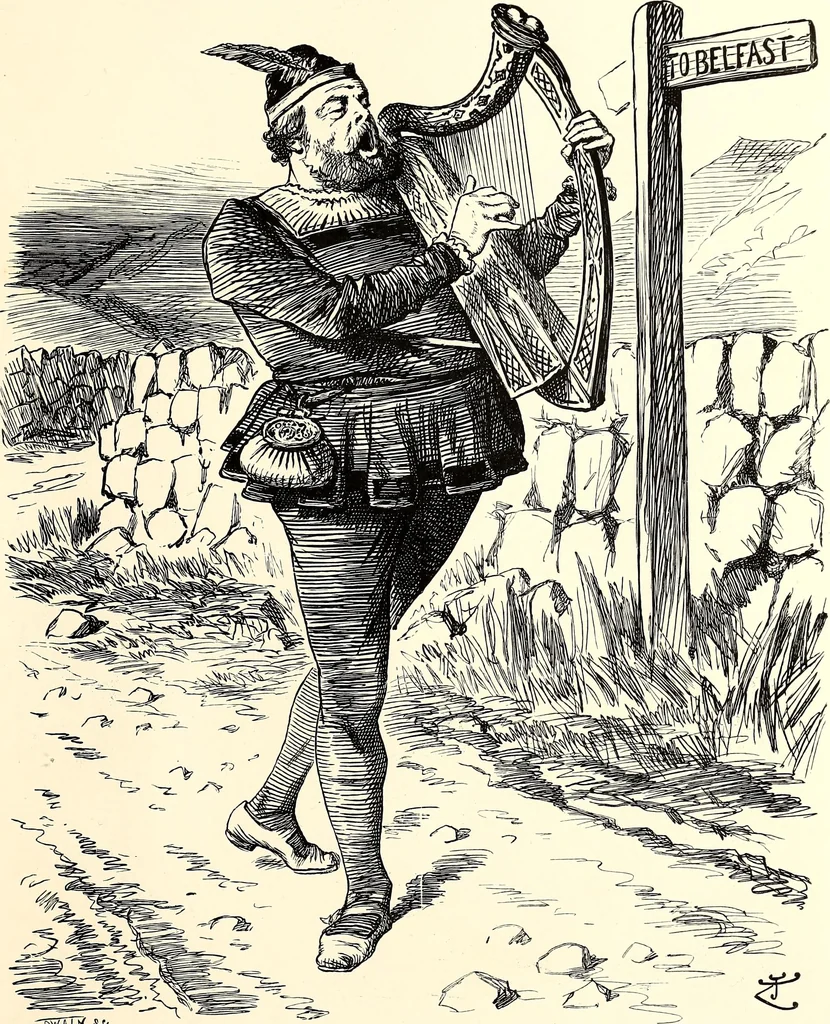 An illustration from Cartoons : Selected from the pages of "Punch", 1901, leaf 128