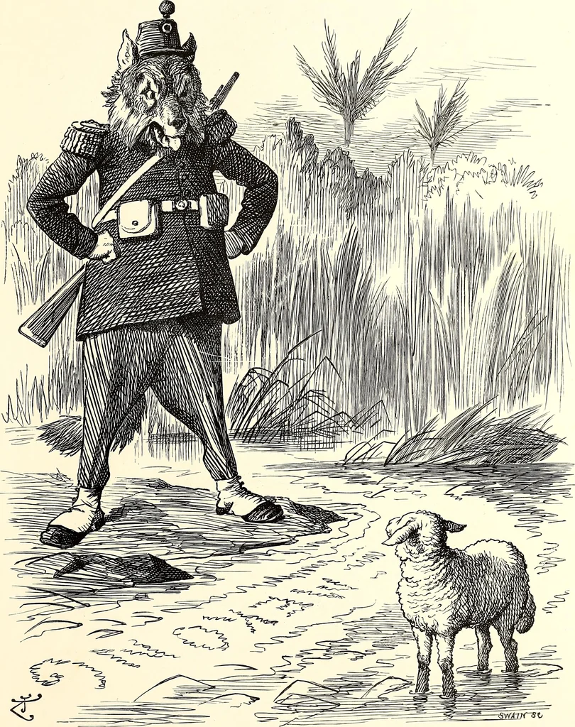 An illustration from Cartoons : Selected from the pages of "Punch", 1901, leaf 130