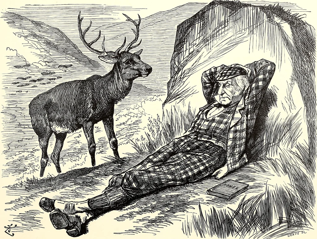 An illustration from Cartoons : Selected from the pages of "Punch", 1901, leaf 131