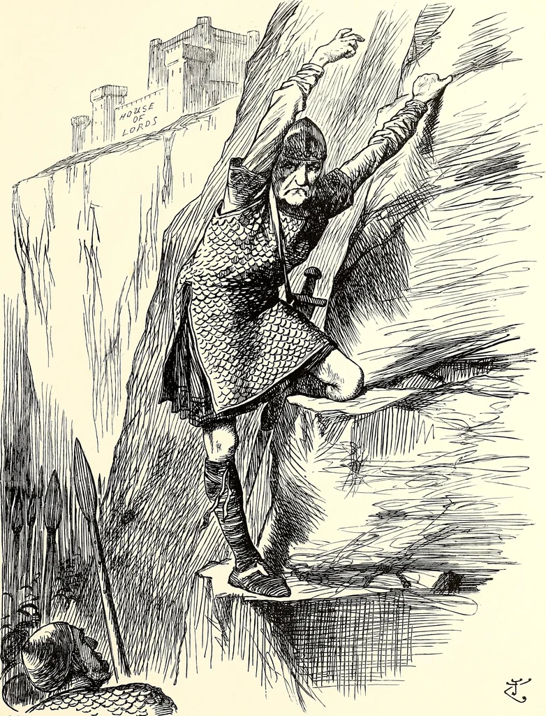 An illustration from Cartoons : Selected from the pages of "Punch", 1901, leaf 132