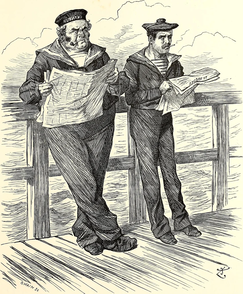An illustration from Cartoons : Selected from the pages of "Punch", 1901, leaf 134