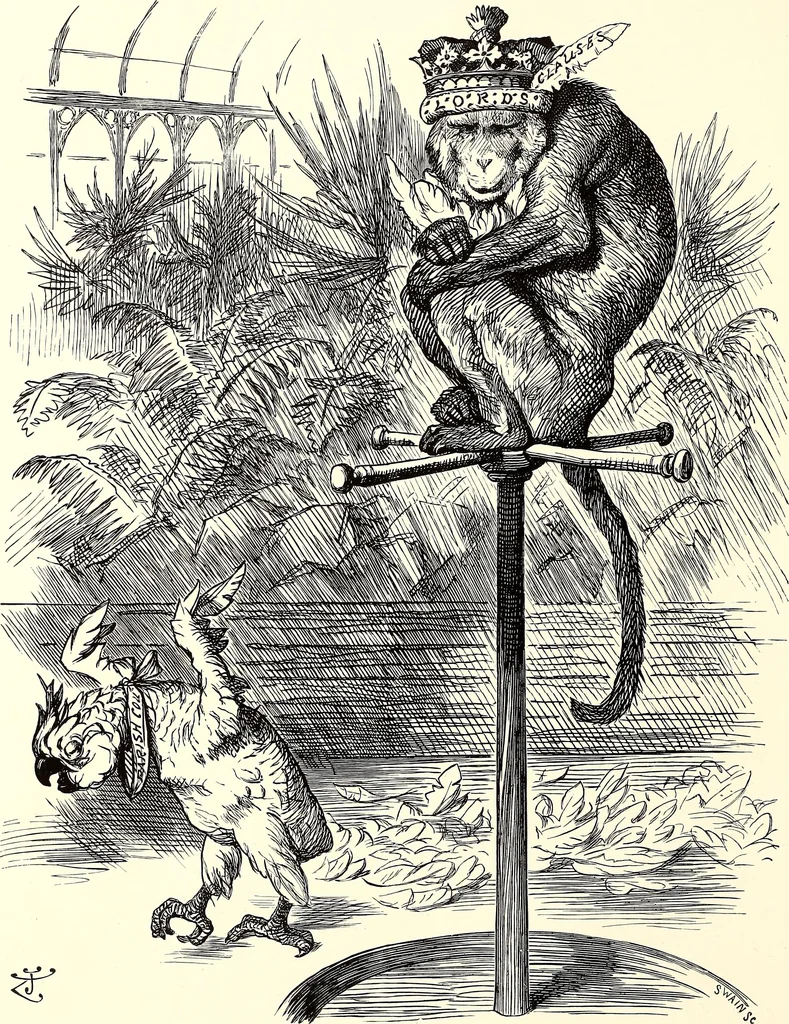 An illustration from Cartoons : Selected from the pages of "Punch", 1901, leaf 135