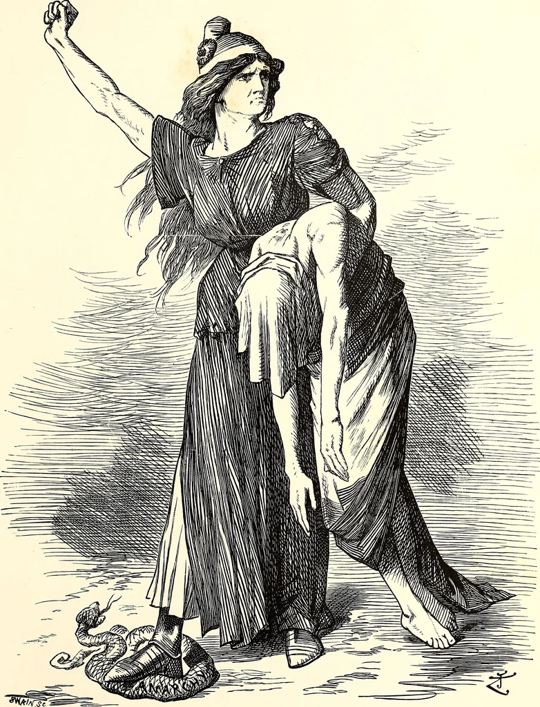An illustration from Cartoons : Selected from the pages of "Punch", 1901, leaf 138