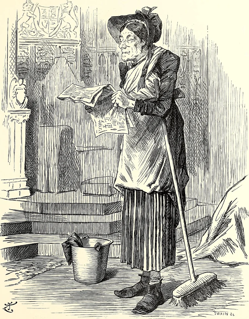An illustration from Cartoons : Selected from the pages of "Punch", 1901, leaf 140