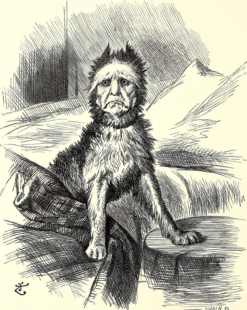 An illustration from Cartoons : Selected from the pages of "Punch", 1901, leaf 143