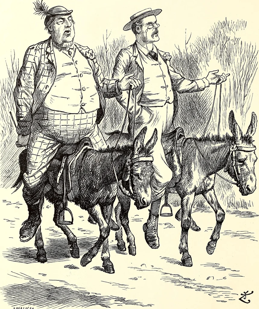An illustration from Cartoons : Selected from the pages of "Punch", 1901, leaf 145