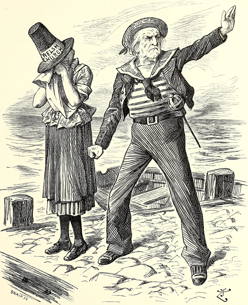 An illustration from Cartoons : Selected from the pages of "Punch", 1901, leaf 146