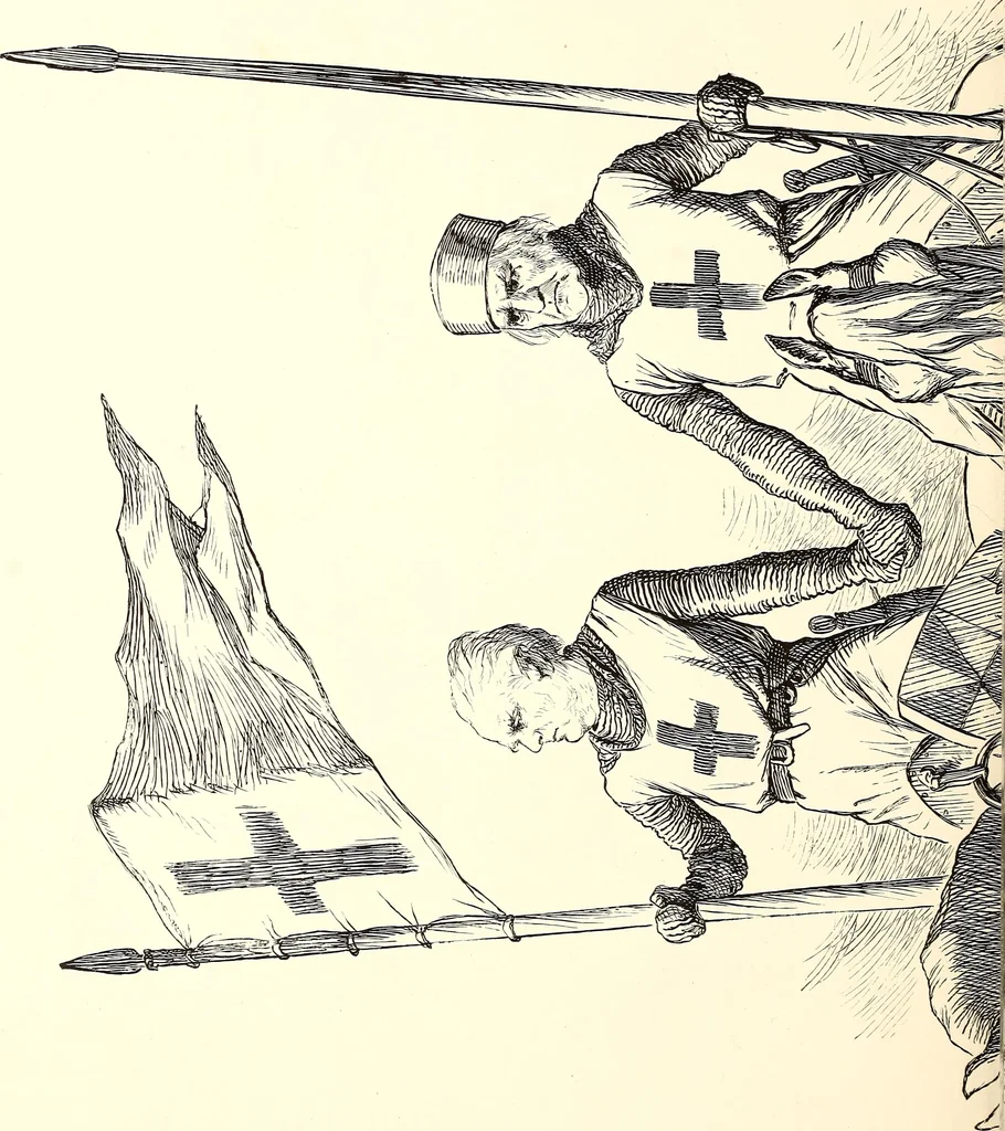 An illustration from Cartoons : Selected from the pages of "Punch", 1901, leaf 147