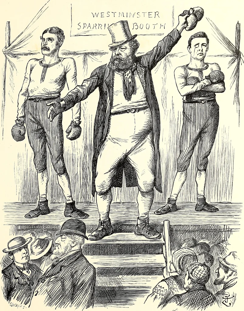 An illustration from Cartoons : Selected from the pages of "Punch", 1901, leaf 150