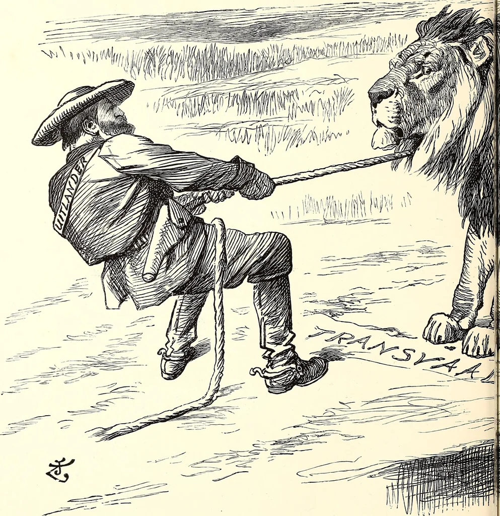 An illustration from Cartoons : Selected from the pages of "Punch", 1901, leaf 151