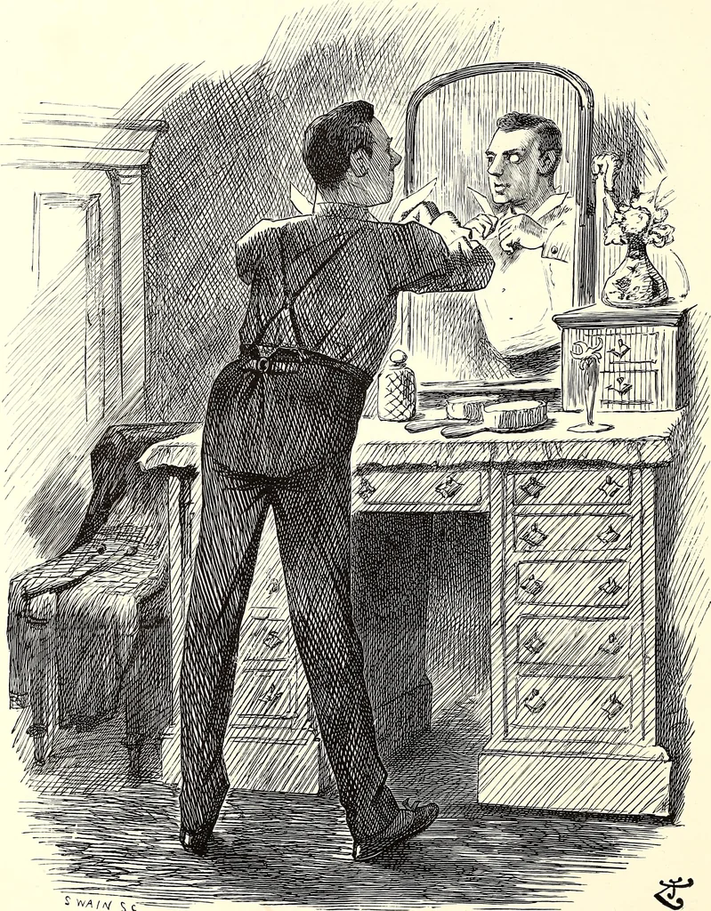 An illustration from Cartoons : Selected from the pages of "Punch", 1901, leaf 155
