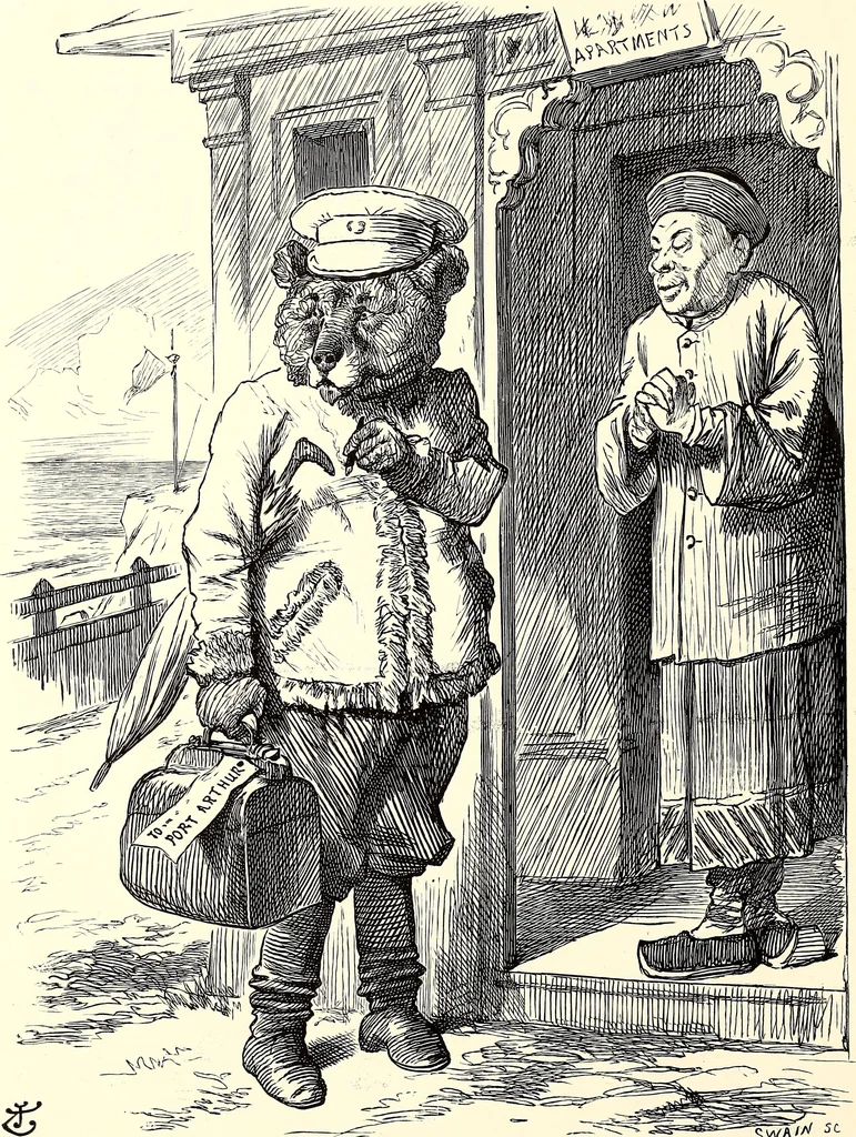 An illustration from Cartoons : Selected from the pages of "Punch", 1901, leaf 157