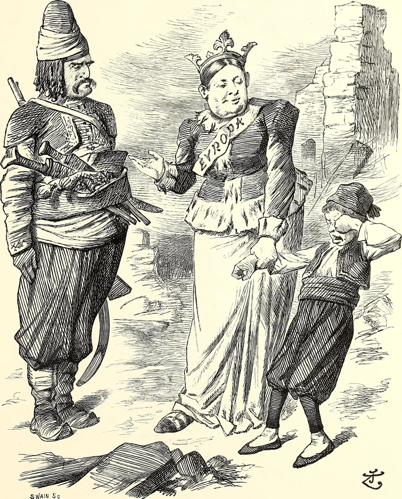 An illustration from Cartoons : Selected from the pages of "Punch", 1901, leaf 160