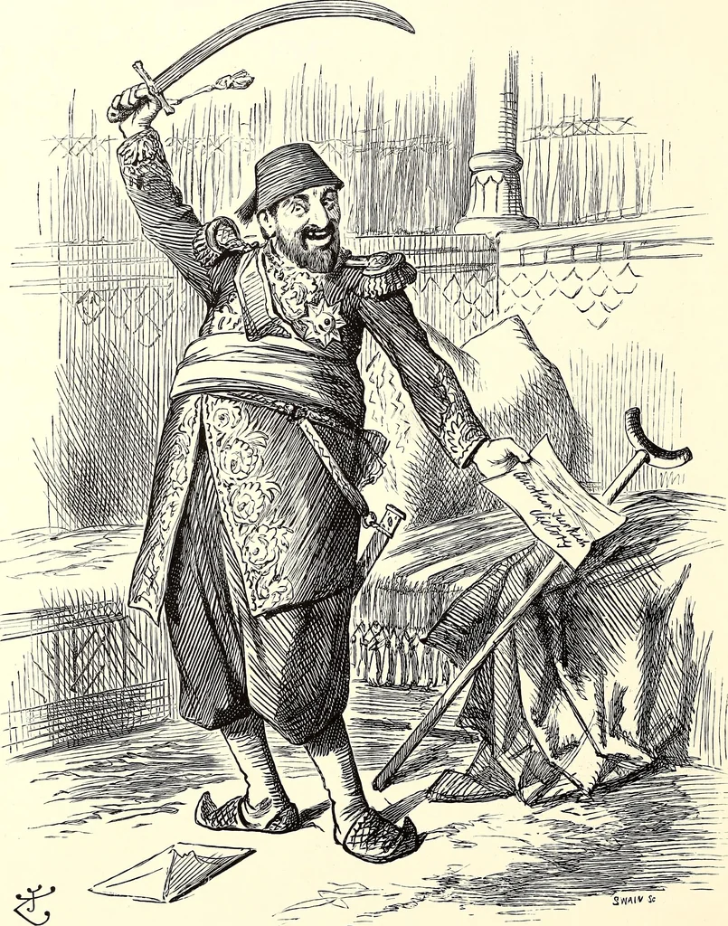 An illustration from Cartoons : Selected from the pages of "Punch", 1901, leaf 161