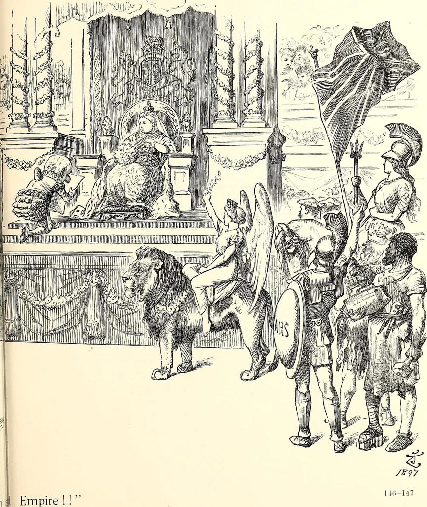 An illustration from Cartoons : Selected from the pages of "Punch", 1901, leaf 164