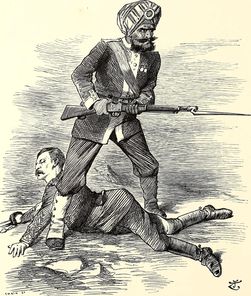 An illustration from Cartoons : Selected from the pages of "Punch", 1901, leaf 165