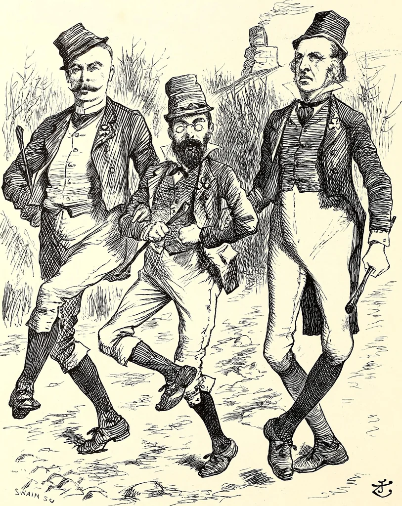 An illustration from Cartoons : Selected from the pages of "Punch", 1901, leaf 167