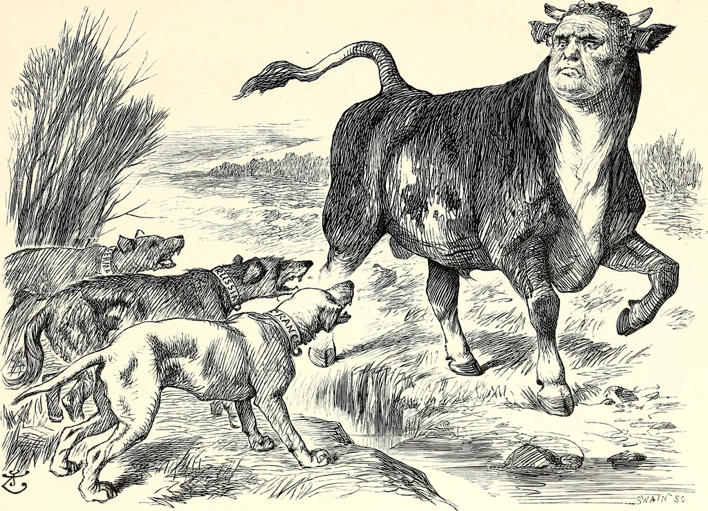 An illustration from Cartoons : Selected from the pages of "Punch", 1901, leaf 168