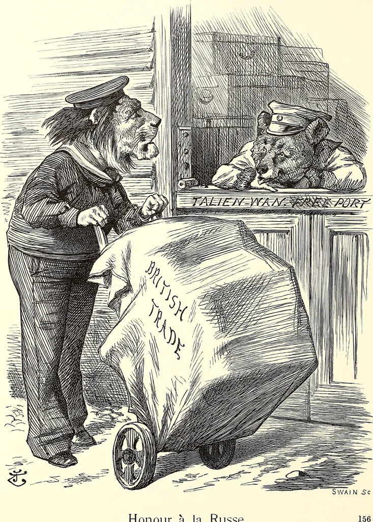 An illustration from Cartoons : Selected from the pages of "Punch", 1901, leaf 173