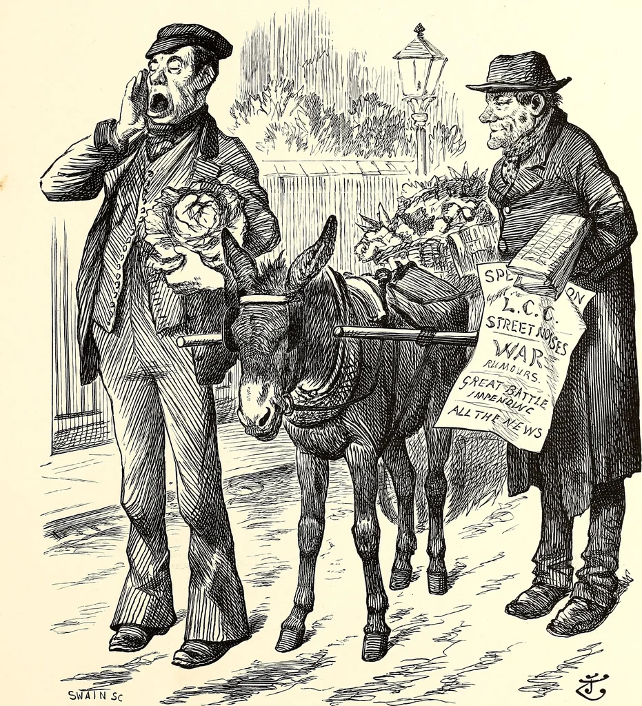 An illustration from Cartoons : Selected from the pages of "Punch", 1901, leaf 174