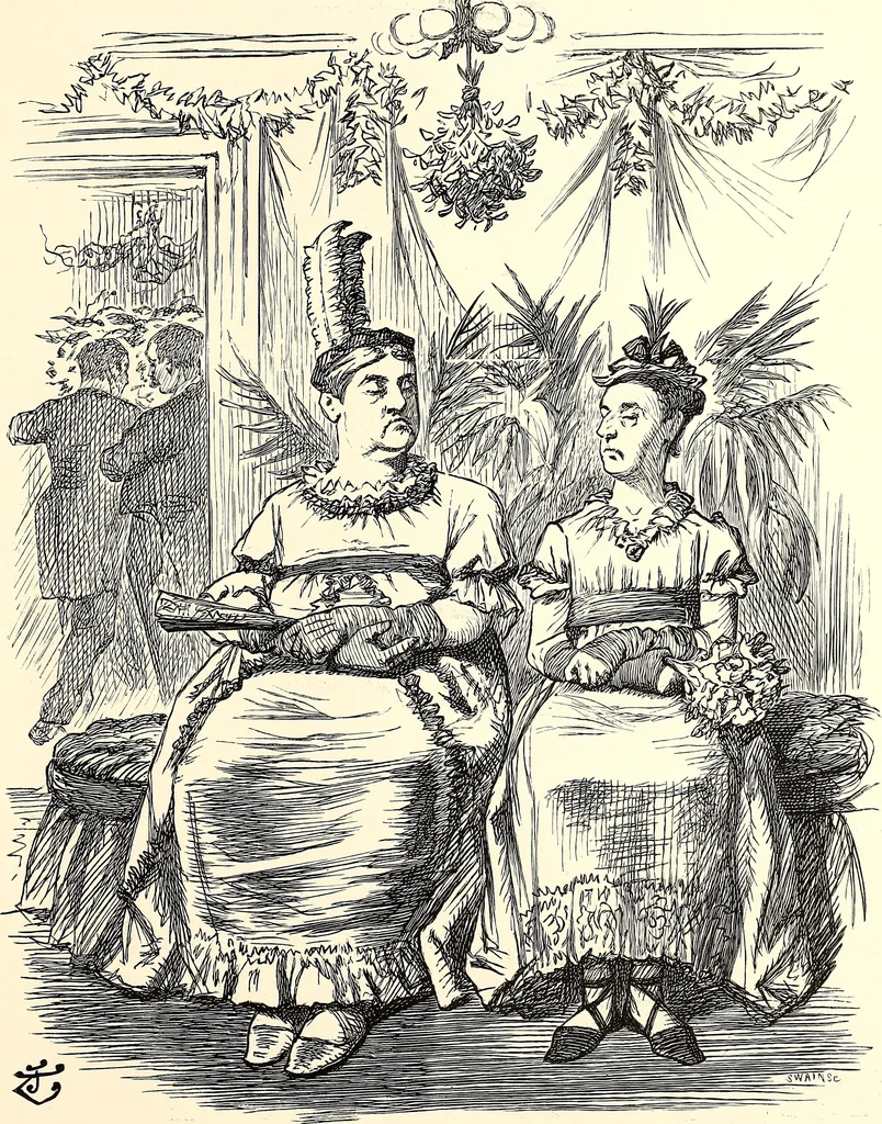 An illustration from Cartoons : Selected from the pages of "Punch", 1901, leaf 178