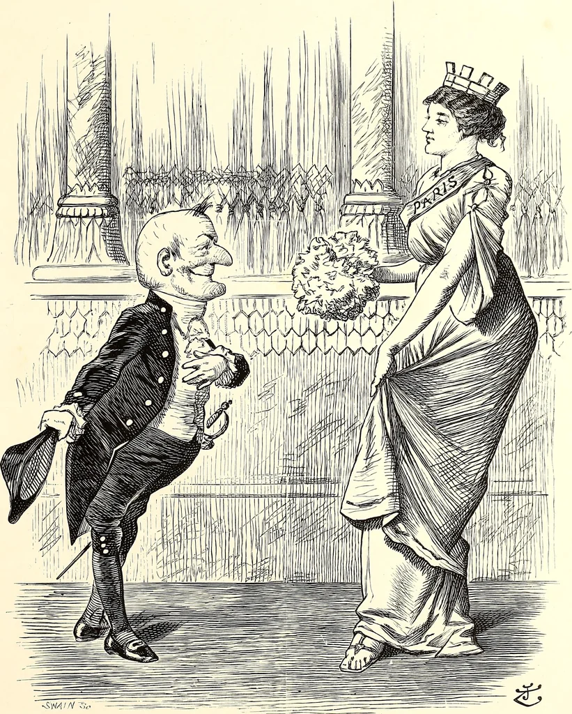 An illustration from Cartoons : Selected from the pages of "Punch", 1901, leaf 186