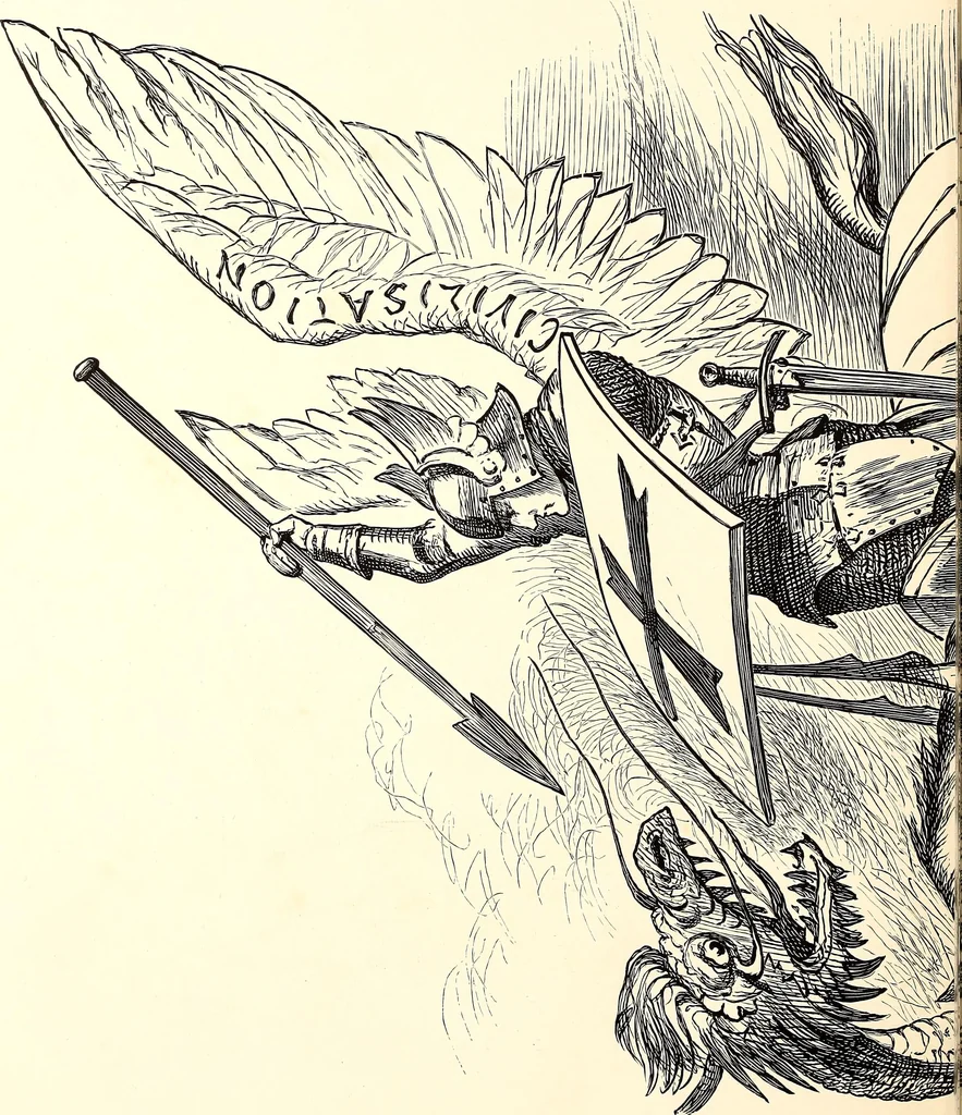 An illustration from Cartoons : Selected from the pages of "Punch", 1901, leaf 187
