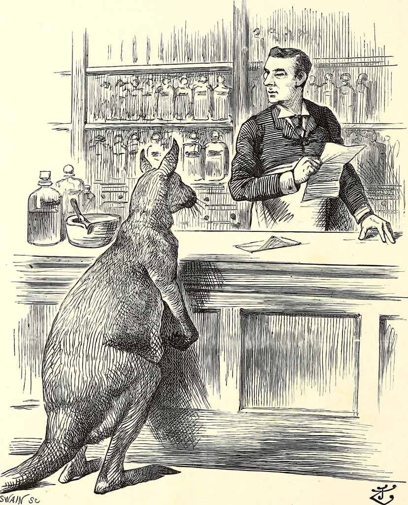 An illustration from Cartoons : Selected from the pages of "Punch", 1901, leaf 189