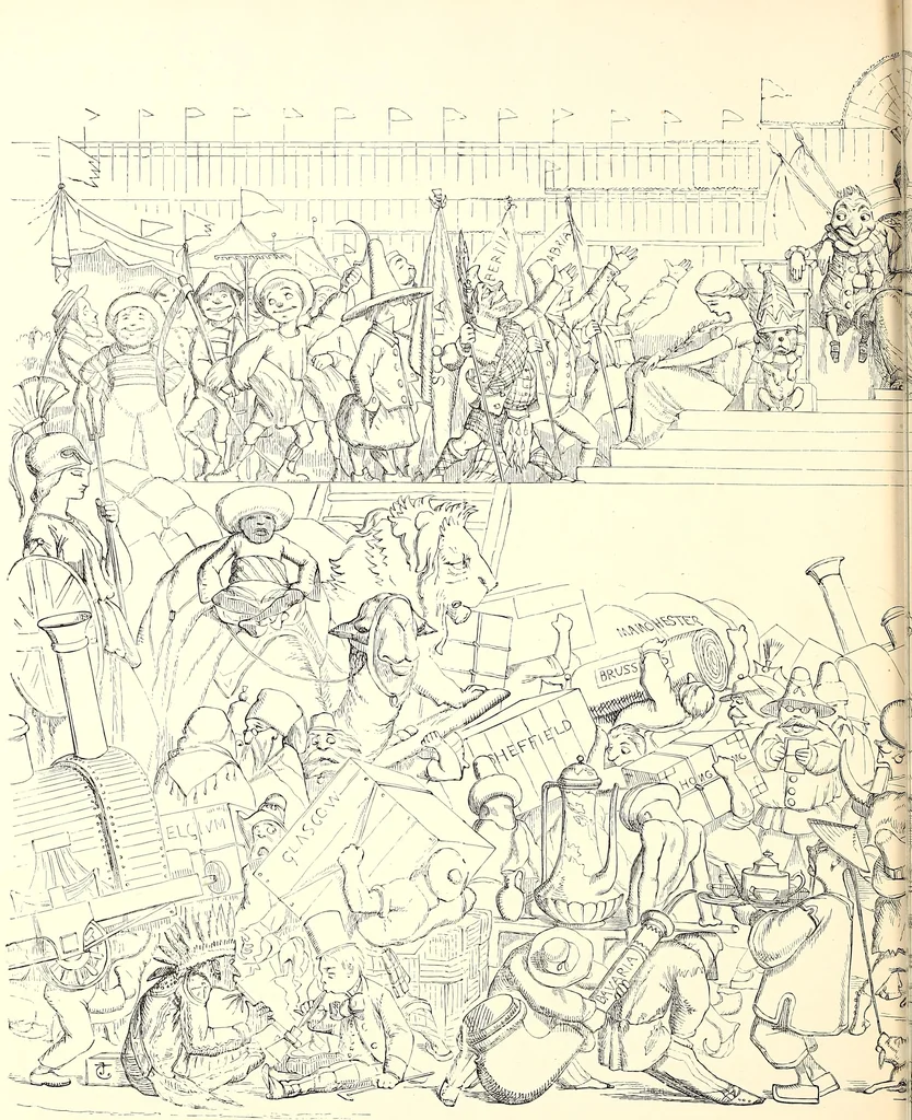 An illustration from Cartoons : Selected from the pages of "Punch", 1901, leaf 19