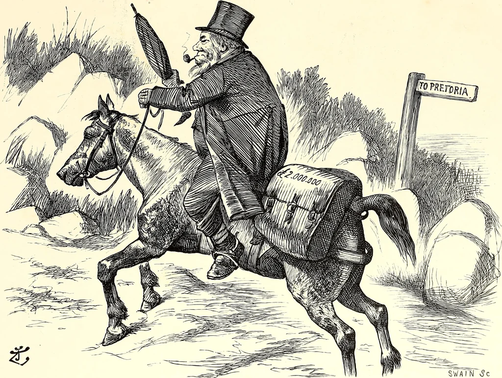 An illustration from Cartoons : Selected from the pages of "Punch", 1901, leaf 190