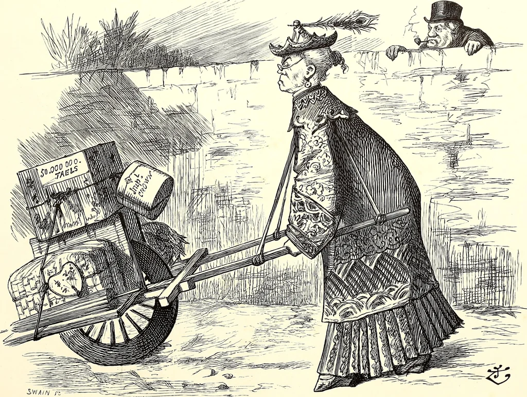 An illustration from Cartoons : Selected from the pages of "Punch", 1901, leaf 191