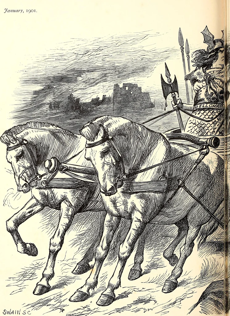 An illustration from Cartoons : Selected from the pages of "Punch", 1901, leaf 193