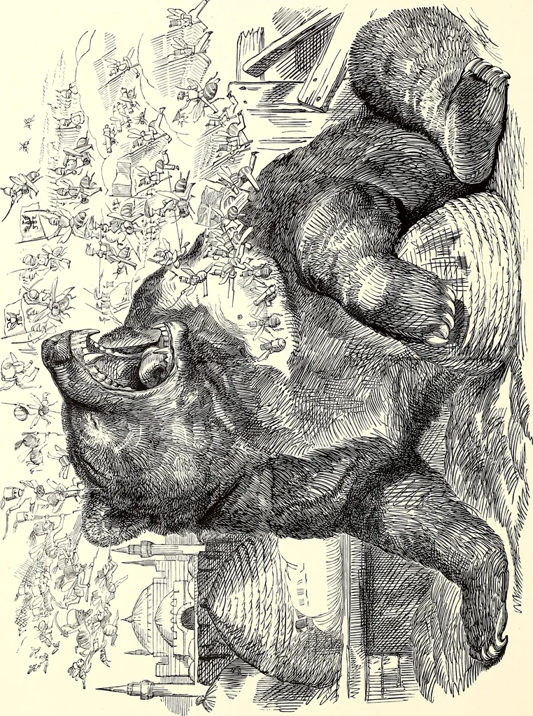 An illustration from Cartoons : Selected from the pages of "Punch", 1901, leaf 21