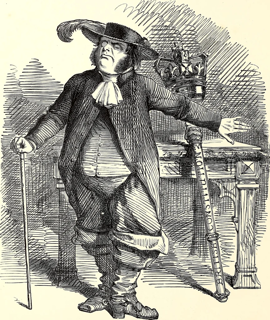 An illustration from Cartoons : Selected from the pages of "Punch", 1901, leaf 25