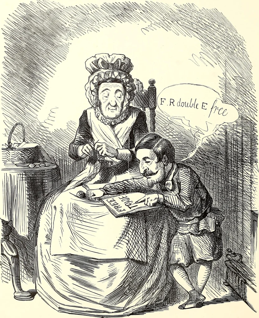 An illustration from Cartoons : Selected from the pages of "Punch", 1901, leaf 27