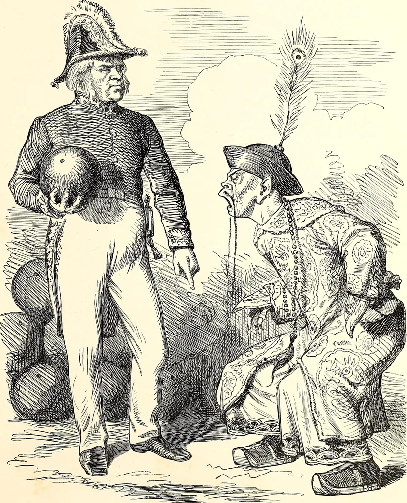 An illustration from Cartoons : Selected from the pages of "Punch", 1901, leaf 30