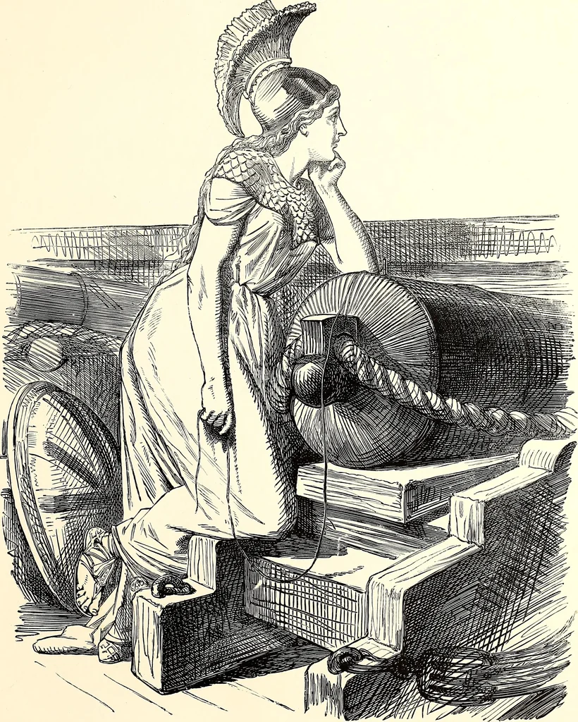 An illustration from Cartoons : Selected from the pages of "Punch", 1901, leaf 34