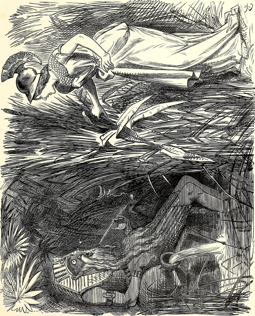 An illustration from Cartoons : Selected from the pages of "Punch", 1901, leaf 38